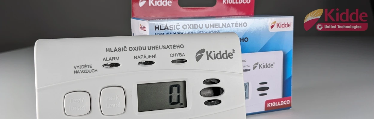 Kidde K10LLDCO detektor CO, odolný proti vlhkosti aprašymas - Prekės nuotrauka