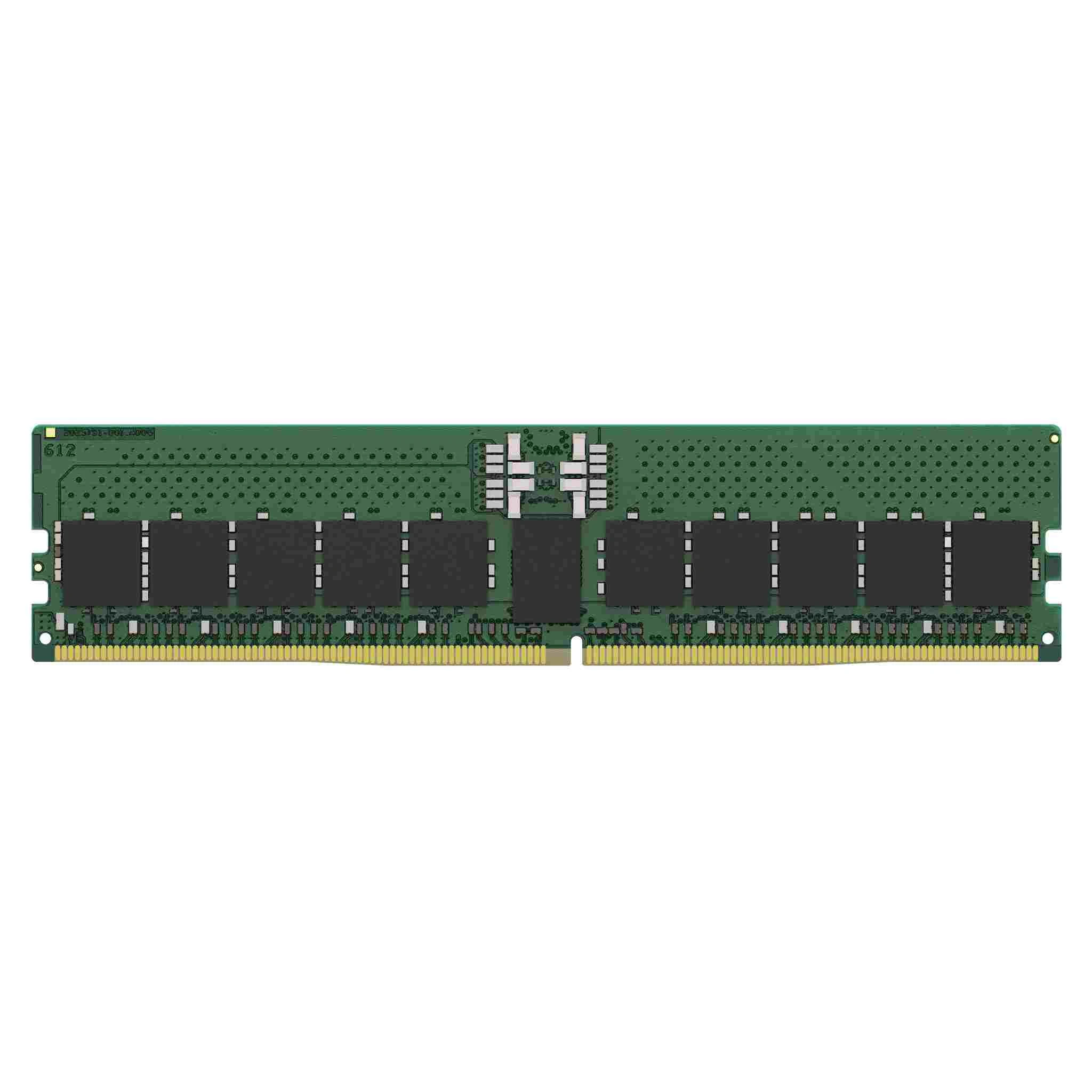 RAM Atmintis serwerowa Kingston Kingston - DDR5 - Modul - 32 GB - DIMM 288-PIN - 5600 MHz / PC5-44800 - CL46 - 1.1 V - registriert - ECC aprašymas - Prekės nuotrauka