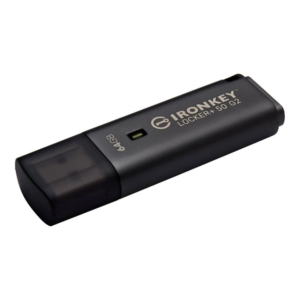 Kingston IronKey Locker+ 50 G2 64GB USB 3.2 aprašymas - Prekės nuotrauka