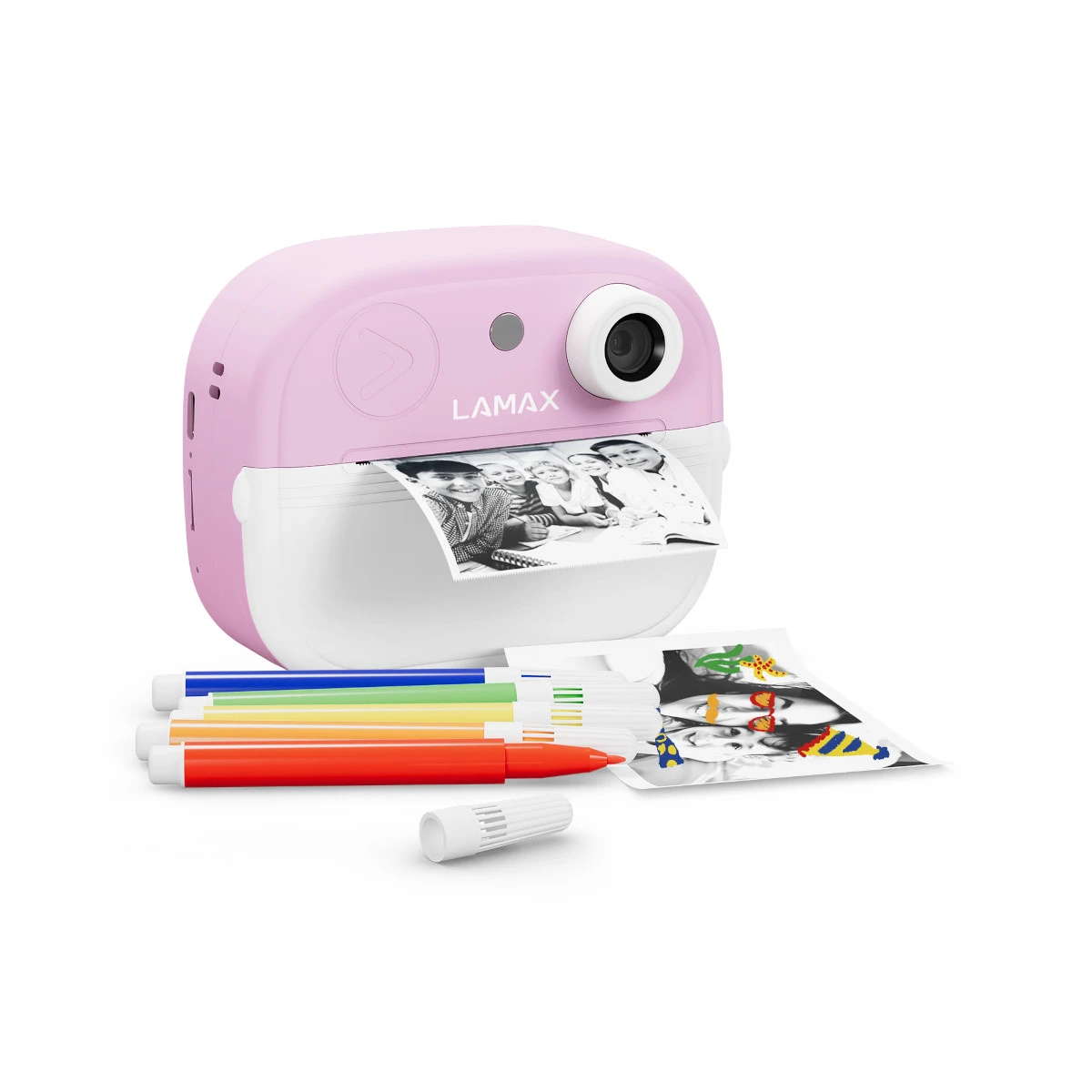 Lamax Aparat fotograficzny vaikams Instakid2 Play Rožinė 2,0'' IPS FullHD 48Mpx Micro SD aprašymas - Prekės nuotrauka Lamax Aparat fotograficzny vaikams Instakid2 Play Rožinė 2,0'' IPS FullHD 48Mpx Micro SD aprašymas - Prekės nuotrauka