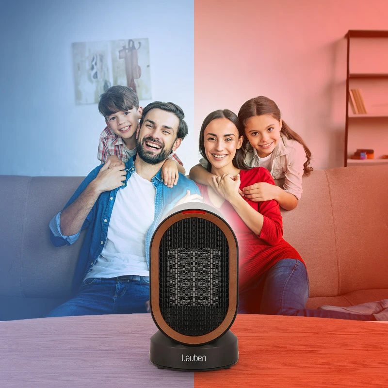 Wentylator Lauben Desk Fan&Heater 2in1 600BB aprašymas - Prekės nuotrauka