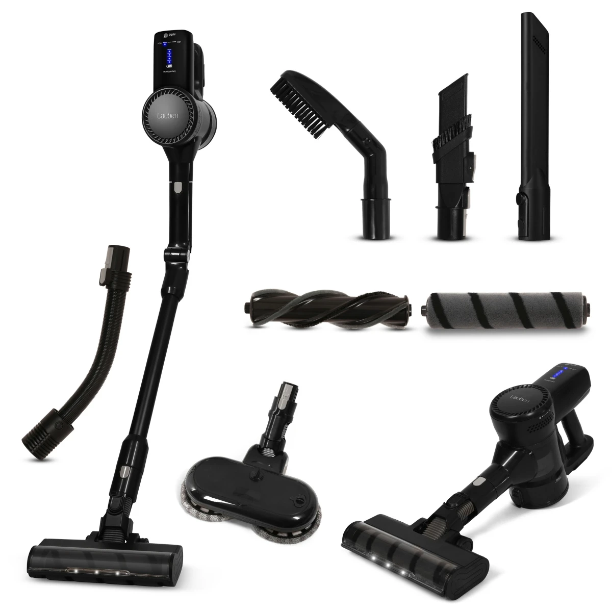 Dulkių siurblys Lauben Lauben Stick Vacuum & Mop 3in1 Pet Deluxe 400BC aprašymas - Prekės nuotrauka Dulkių siurblys Lauben Lauben Stick Vacuum & Mop 3in1 Pet Deluxe 400BC aprašymas - Prekės nuotrauka