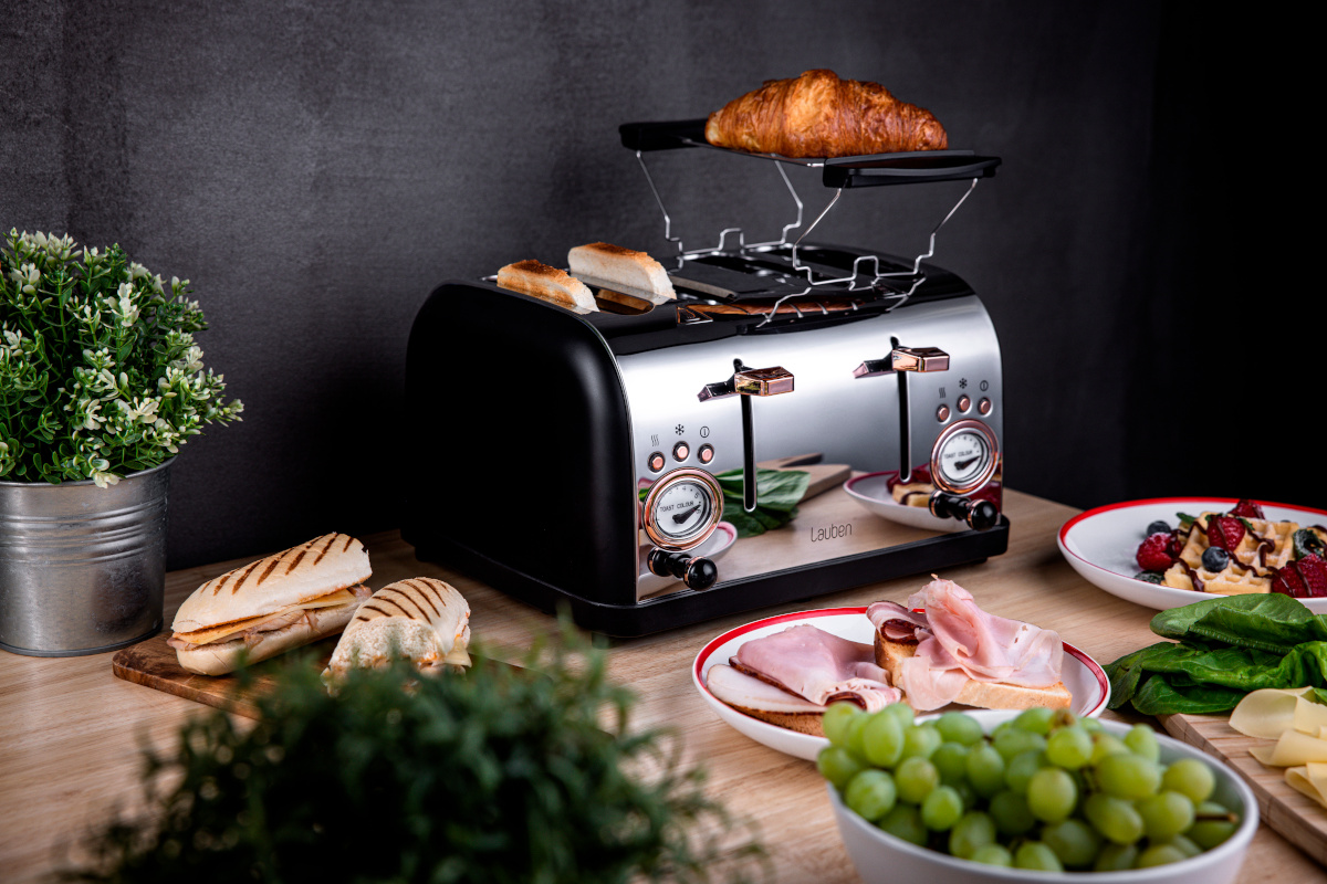 Skrudintuvas Lauben Lauben 4 Slice Toaster 1500BC aprašymas - Prekės nuotrauka