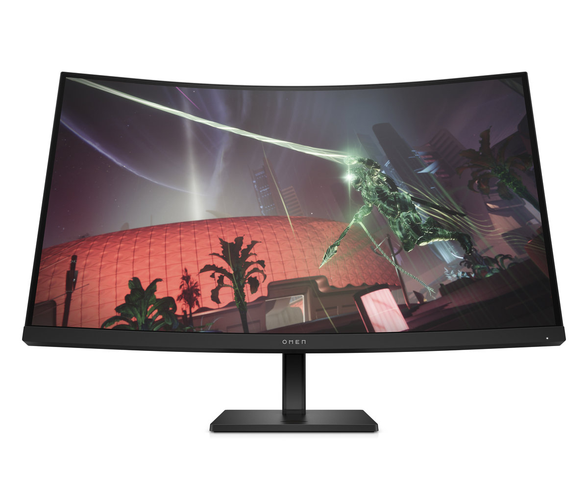 HP OMEN 32c QHD lenktas žaidimų monitorius – 31,5 colio 2560 x 1440 QHD 400 nitų 165 Hz AG, VA, 2x HDMI / DisplayPort / garso lizdas, reguliuojamas aukštis / pakreipimas, 1 metai aprašymas - Prekės nuotrauka HP OMEN 32c QHD lenktas žaidimų monitorius – 31,5 colio 2560 x 1440 QHD 400 nitų 165 Hz AG, VA, 2x HDMI / DisplayPort / garso lizdas, reguliuojamas aukštis / pakreipimas, 1 metai aprašymas - Prekės nuotrauka