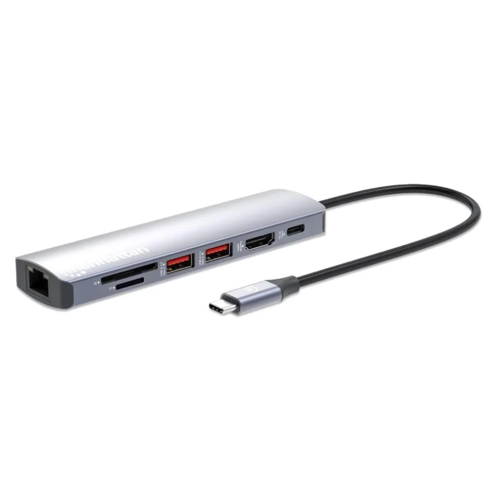 Stacja/replikator Manhattan USB-C (153966) aprašymas - Prekės nuotrauka