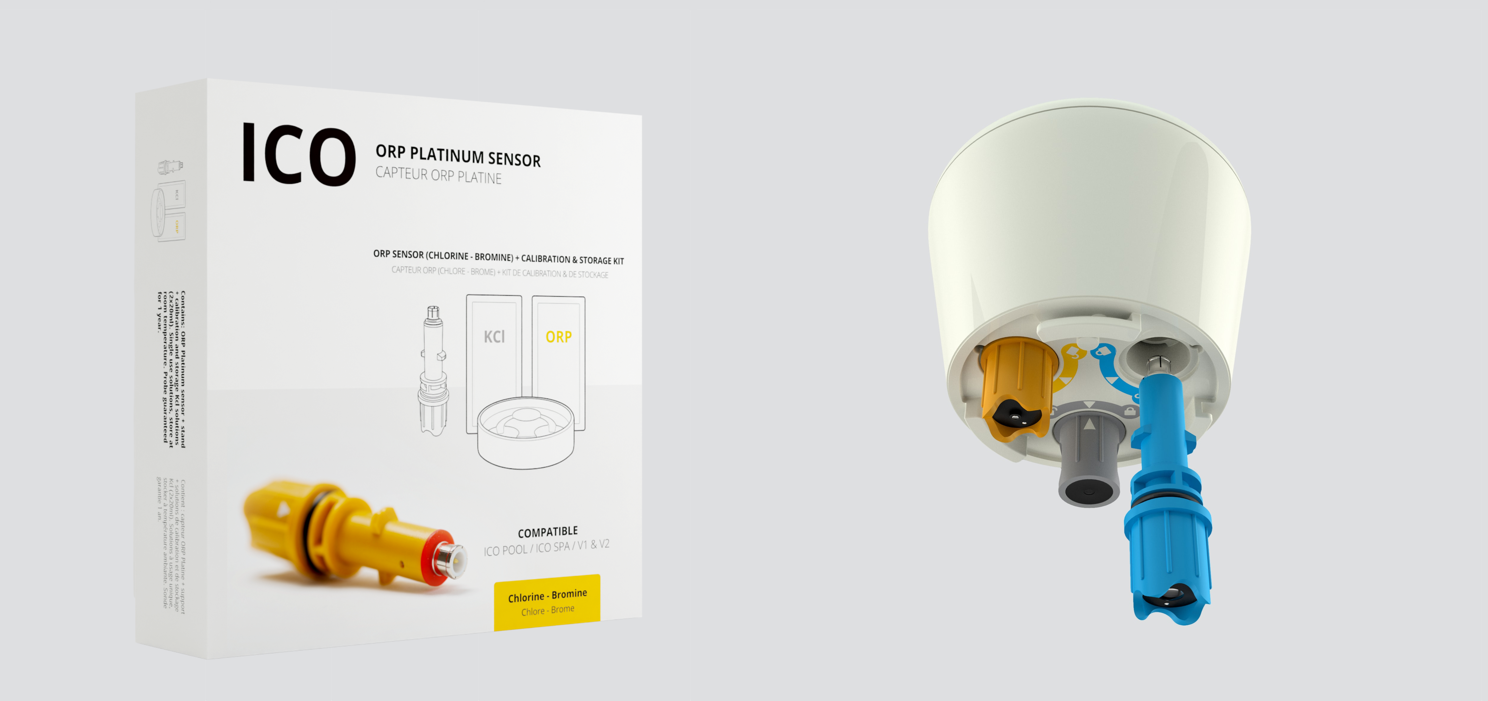 Sencor ONDILO ICO - náhradní Chlor sensor oranžový + kalibrační sada aprašymas - Prekės nuotrauka