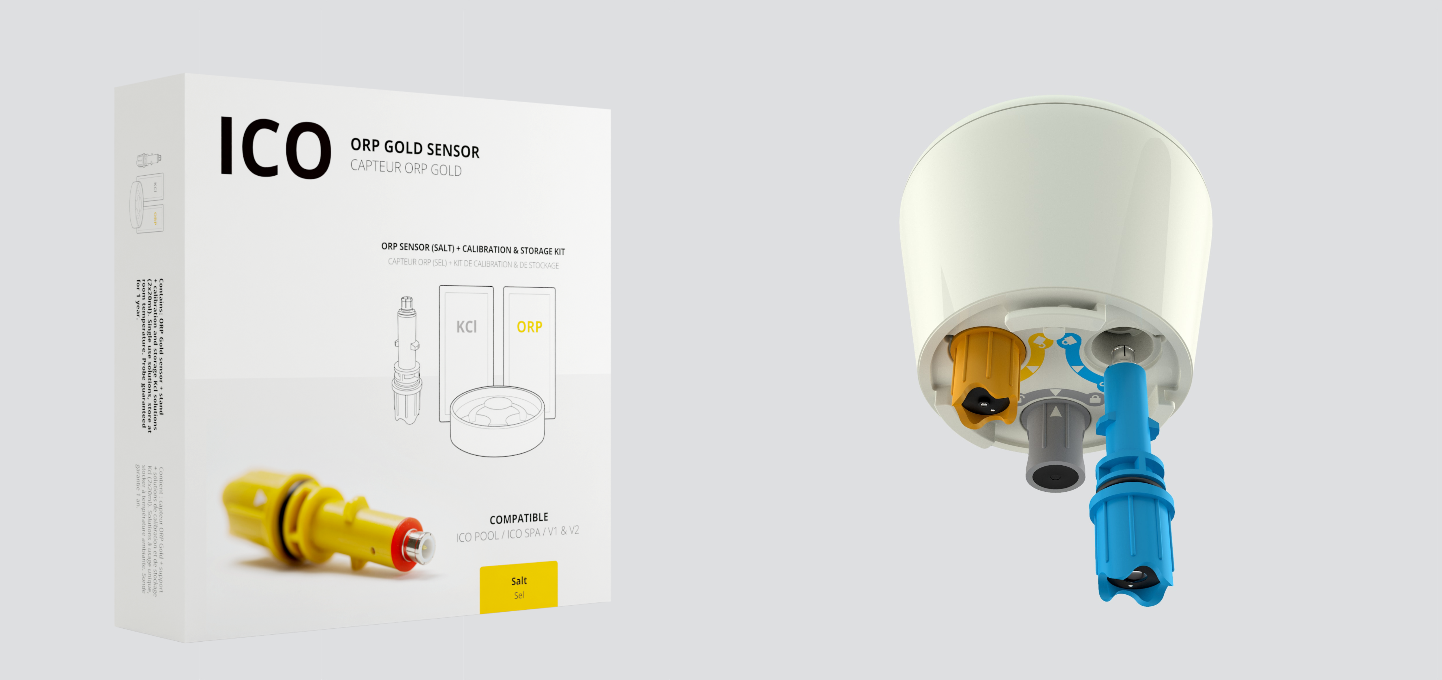 Sencor ONDILO ICO - náhradní Sůl sensor žlutý + kalibrační sada aprašymas - Prekės nuotrauka