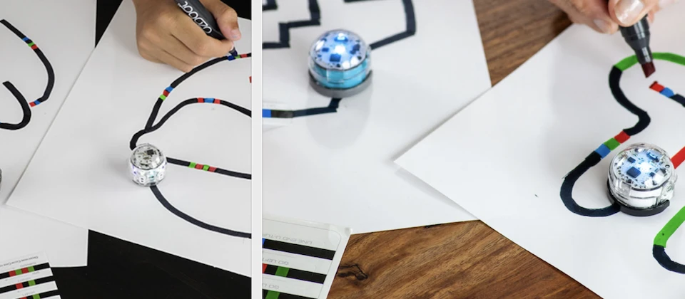 Ozobot Ozobot Color Code Markers, 5-pack - Washable aprašymas - Prekės nuotrauka