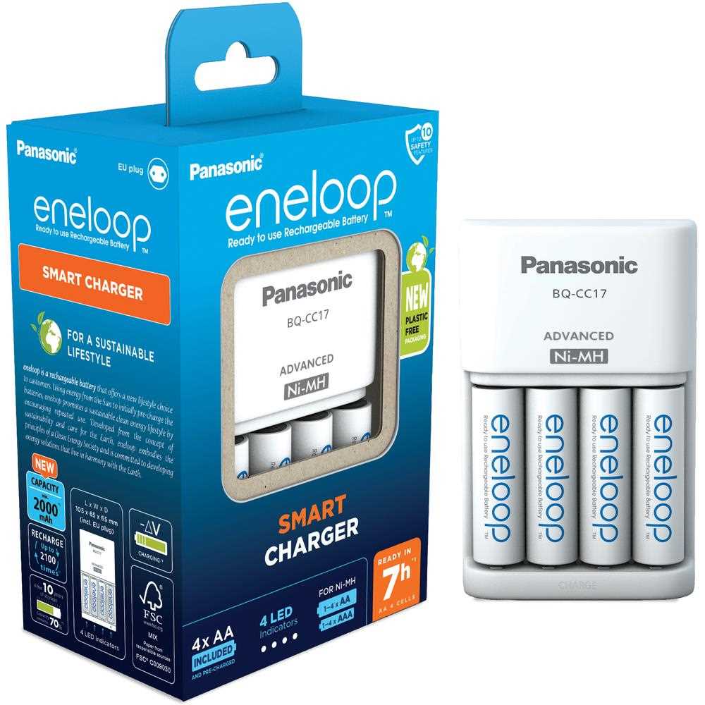 PANASONIC NAB. KJ17MCC40E 4xAA ENELOOP N, 2000 mAh pro AA/AAA (Blistr 4ks + nab.) aprašymas - Prekės nuotrauka PANASONIC NAB. KJ17MCC40E 4xAA ENELOOP N, 2000 mAh pro AA/AAA (Blistr 4ks + nab.) aprašymas - Prekės nuotrauka