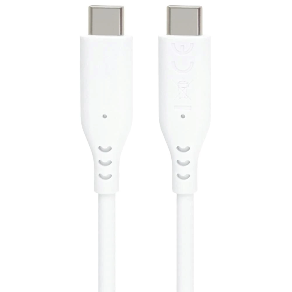PREMIUMCORD USB-C–USB-C laidas, 60 W, 480 Mbps, silikoninis, baltas, 1,5 m aprašymas - Prekės nuotrauka PREMIUMCORD USB-C–USB-C laidas, 60 W, 480 Mbps, silikoninis, baltas, 1,5 m aprašymas - Prekės nuotrauka