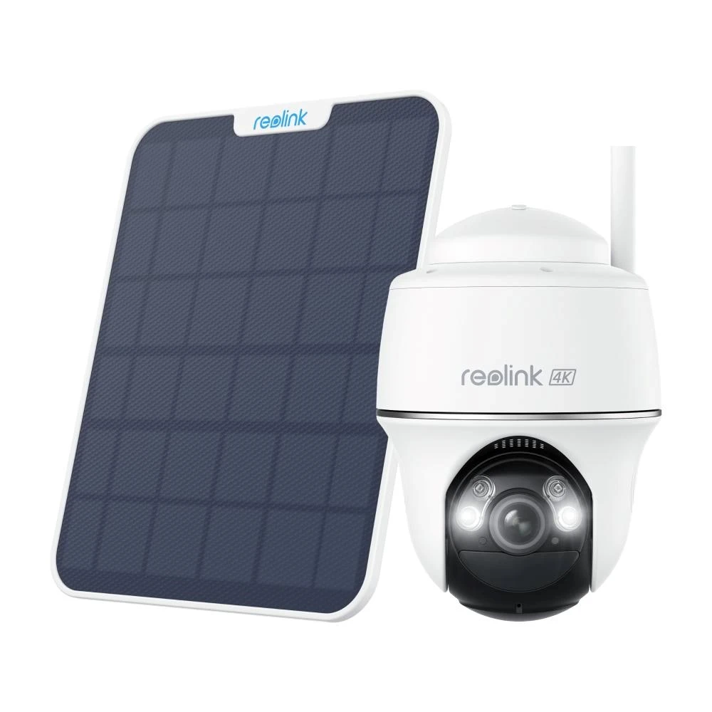 REOLINK apsaugos kamera Argus B440, 2,4 GHz, USB-C, saulės baterija, 64 GB, balta aprašymas - Prekės nuotrauka REOLINK apsaugos kamera Argus B440, 2,4 GHz, USB-C, saulės baterija, 64 GB, balta aprašymas - Prekės nuotrauka