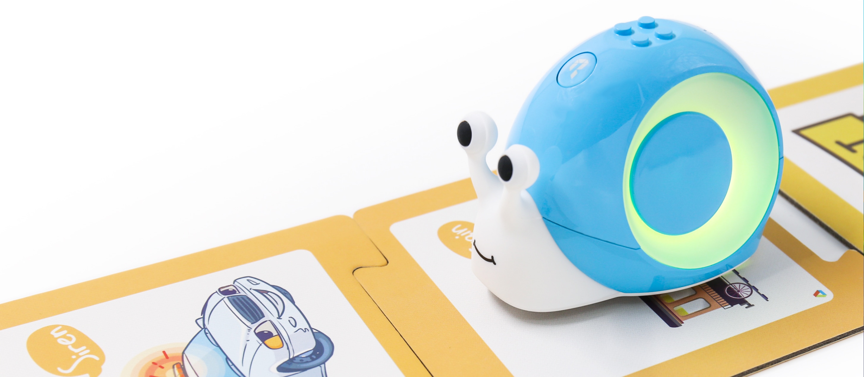 Robobloq Qobo – programovatelný interaktivní šnek pro děti, 3-8 let aprašymas - Prekės nuotrauka
