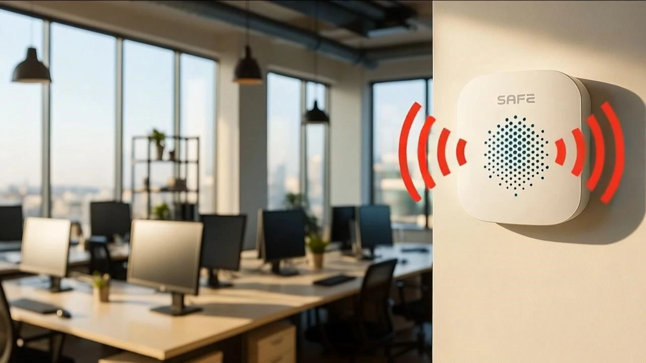 SAFEHOME SAFE Indoor Siren bílá aprašymas - Prekės nuotrauka