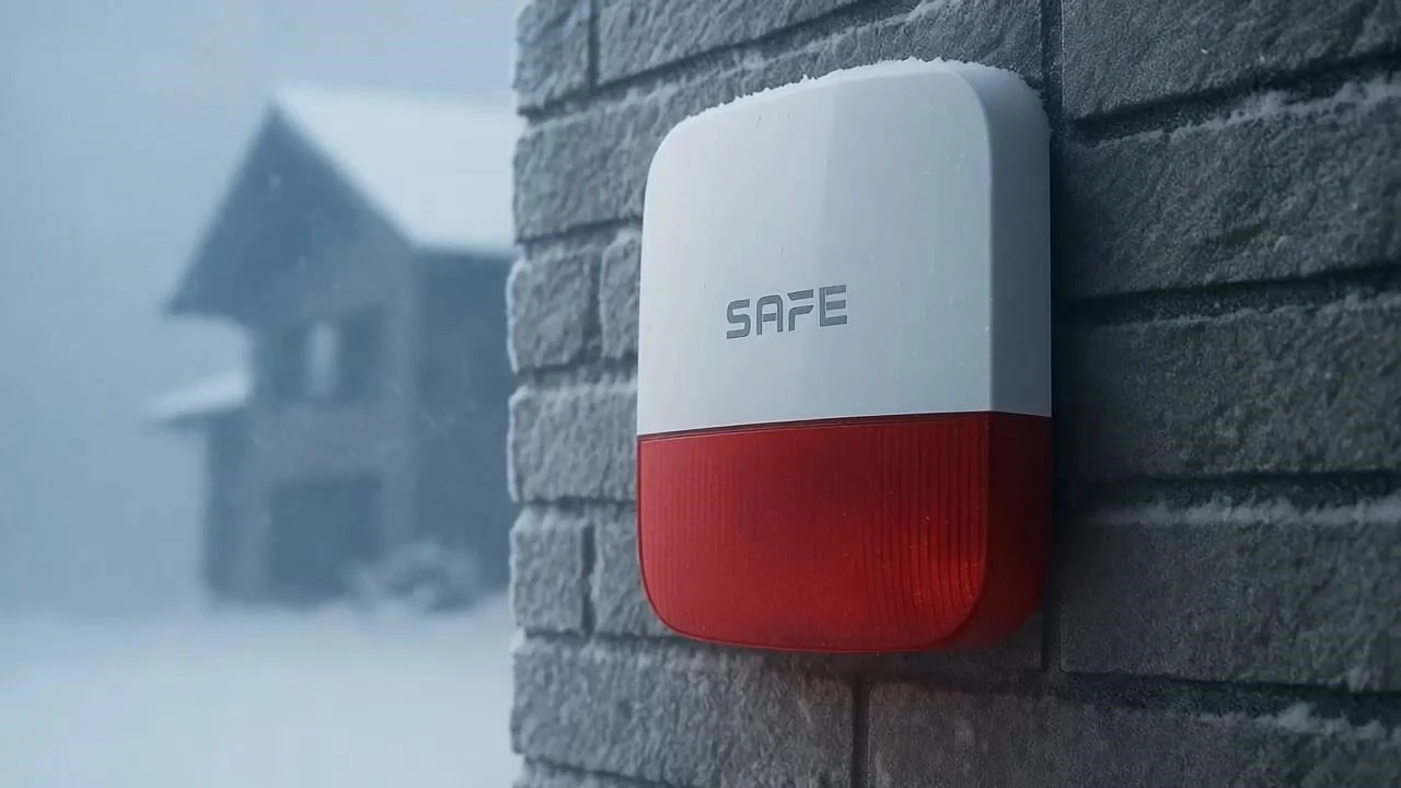 SAFEHOME SAFE Outdoor Siren bílá aprašymas - Prekės nuotrauka