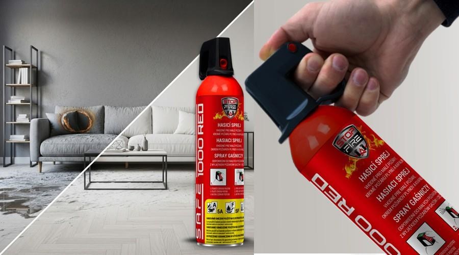 Green Cell SAFEHOME SAFE 1000 gaisro gesinimo purškalas aprašymas - Prekės nuotrauka Green Cell SAFEHOME SAFE 1000 gaisro gesinimo purškalas aprašymas - Prekės nuotrauka