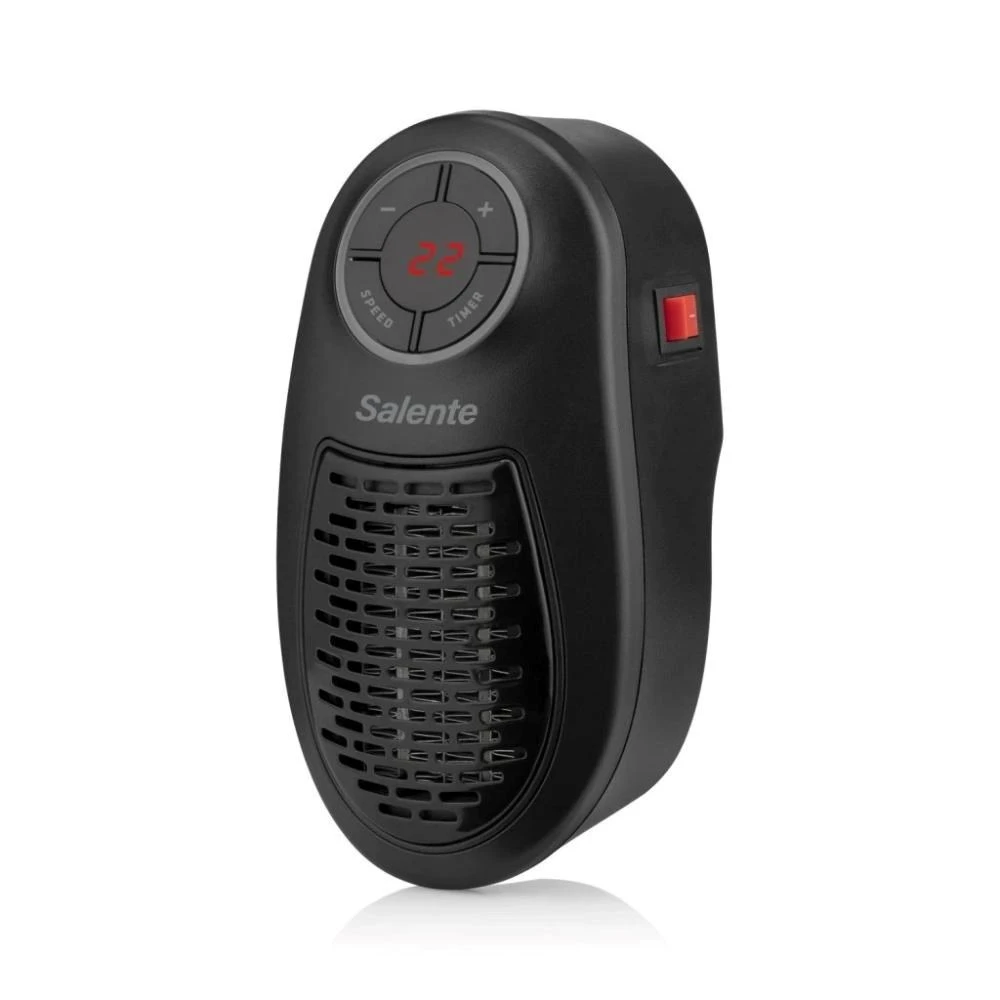 Evolveo Salente HotHeat, teplovzdušný mini ventilátor, 500 W, černý aprašymas - Prekės nuotrauka