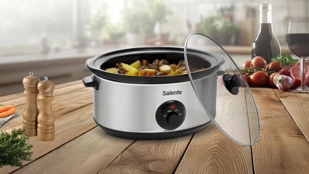 Evolveo Salente HotPot, pomalý hrnec, 6.5 l, nerez aprašymas - Prekės nuotrauka