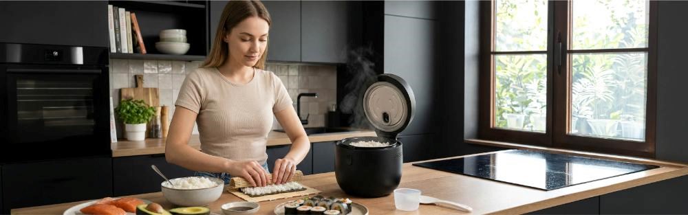 Evolveo Salente Jasmine, rýžovar, 1,9 l, bílý aprašymas - Prekės nuotrauka