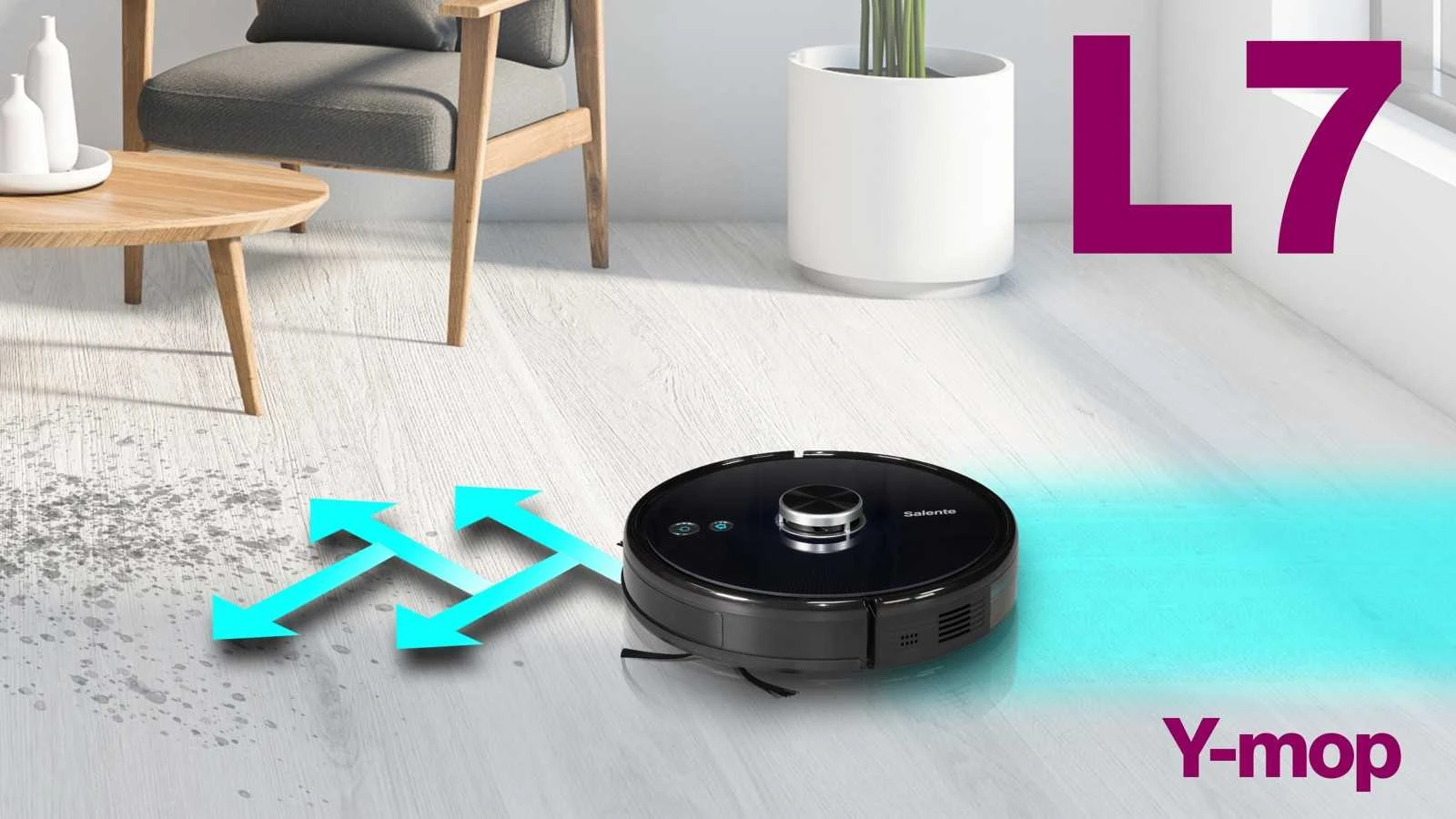 Dulkių siurblys - robotas Evolveo SALENTE L7 aprašymas - Prekės nuotrauka