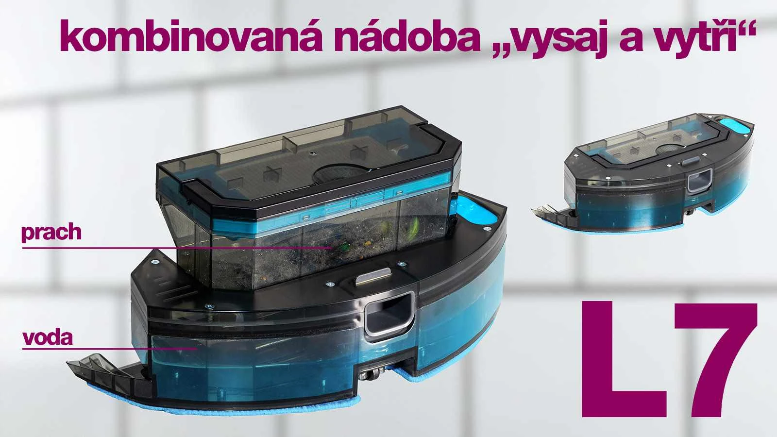 Dulkių siurblys - robotas Evolveo SALENTE L7 aprašymas - Prekės nuotrauka