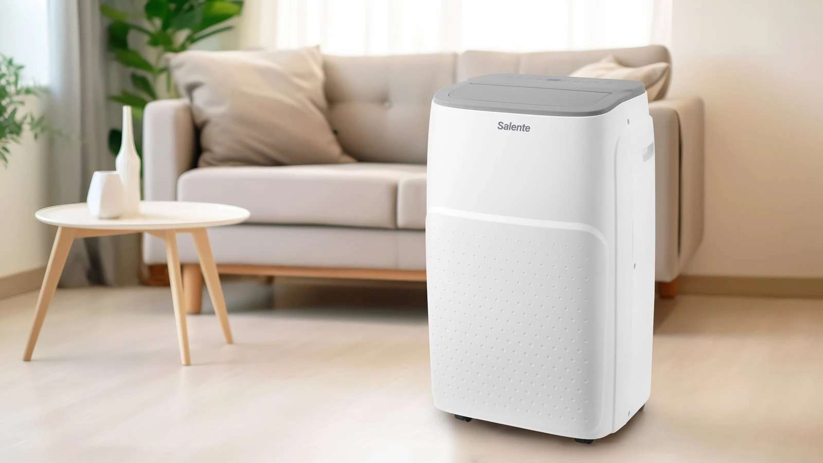 Oro kondicionierius Evolveo Salente SummerICE12, išmanusis mobilusis oro kondicionierius, 12000 BTU, WiFi + Bluetooth, nuotolinio valdymo pultas aprašymas - Prekės nuotrauka