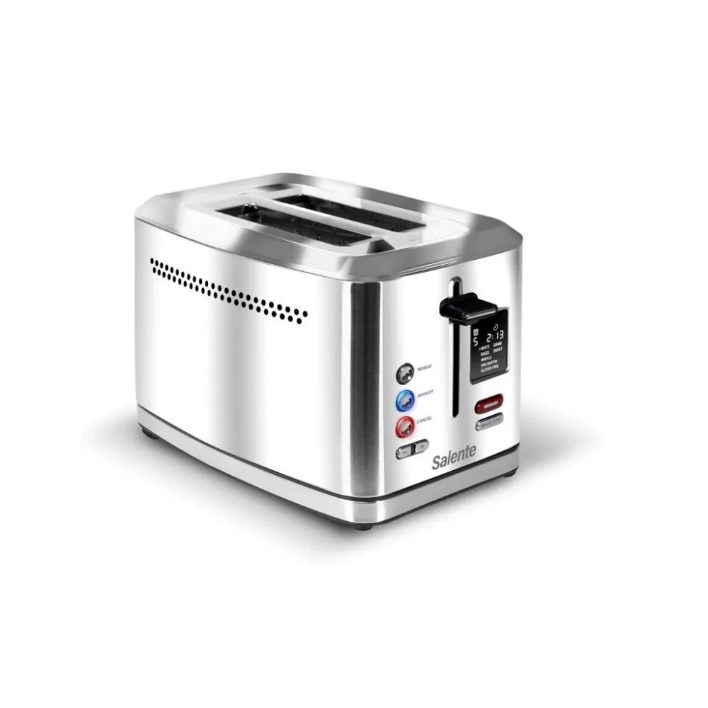 Skrudintuvas Evolveo Salente ToastMax toster su wyświetlaczem cyfrowym nierdzewna aprašymas - Prekės nuotrauka Skrudintuvas Evolveo Salente ToastMax toster su wyświetlaczem cyfrowym nierdzewna aprašymas - Prekės nuotrauka