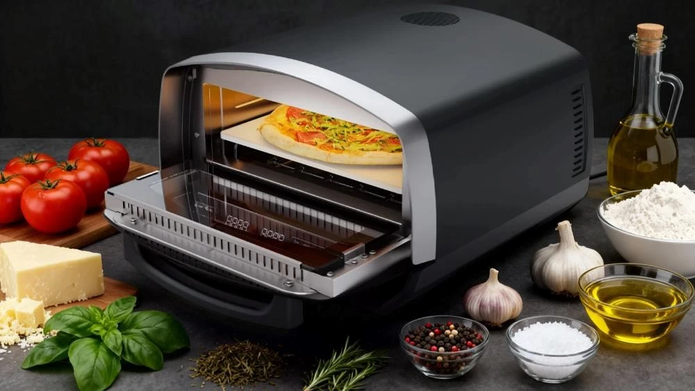 Elektrinė krosnelė Evolveo Salente Vulcano, elektrická pizza pec, 450°C aprašymas - Prekės nuotrauka Elektrinė krosnelė Evolveo Salente Vulcano, elektrická pizza pec, 450°C aprašymas - Prekės nuotrauka