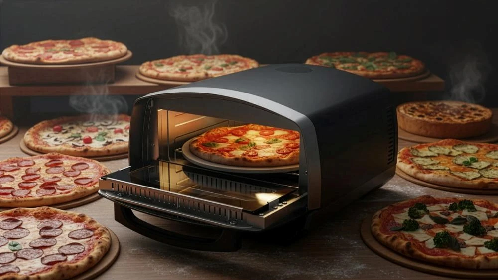 Elektrinė krosnelė Evolveo Salente Vulcano, elektrická pizza pec, 450°C aprašymas - Prekės nuotrauka Elektrinė krosnelė Evolveo Salente Vulcano, elektrická pizza pec, 450°C aprašymas - Prekės nuotrauka