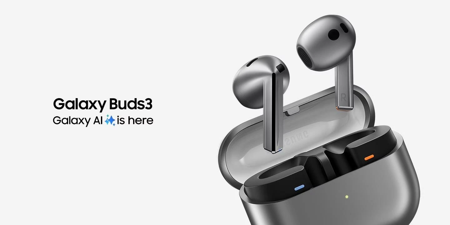 „Samsung Bluetooth“ ausinės „Galaxy Buds 3“, baltos (platinamos visame pasaulyje) aprašymas - Prekės nuotrauka