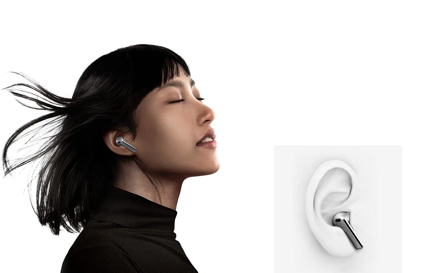 Samsung bluetooth sluchátka Galaxy Buds 3, sidabrinis (Distribuce svět) aprašymas - Prekės nuotrauka