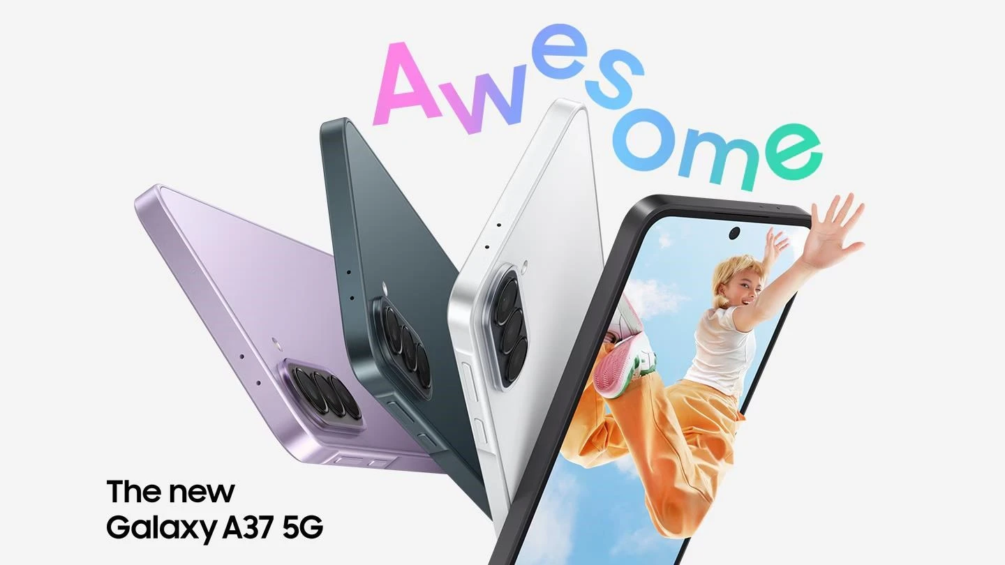 Samsung Galaxy A37 5G 8GB/256GB bílá, EU aprašymas - Prekės nuotrauka Samsung Galaxy A37 5G 8GB/256GB bílá, EU aprašymas - Prekės nuotrauka