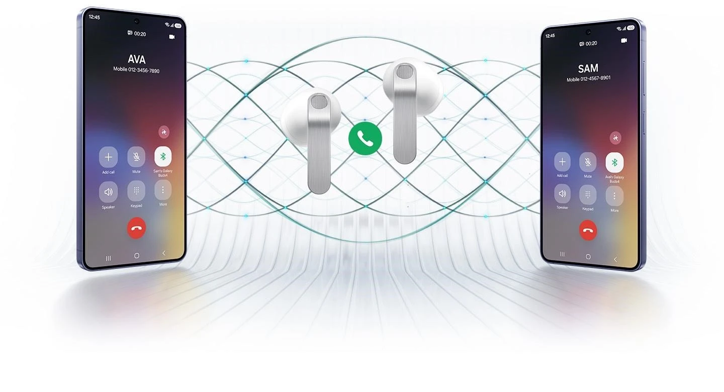 Samsung Galaxy Buds4 juoda (Distribuce svět) aprašymas - Prekės nuotrauka