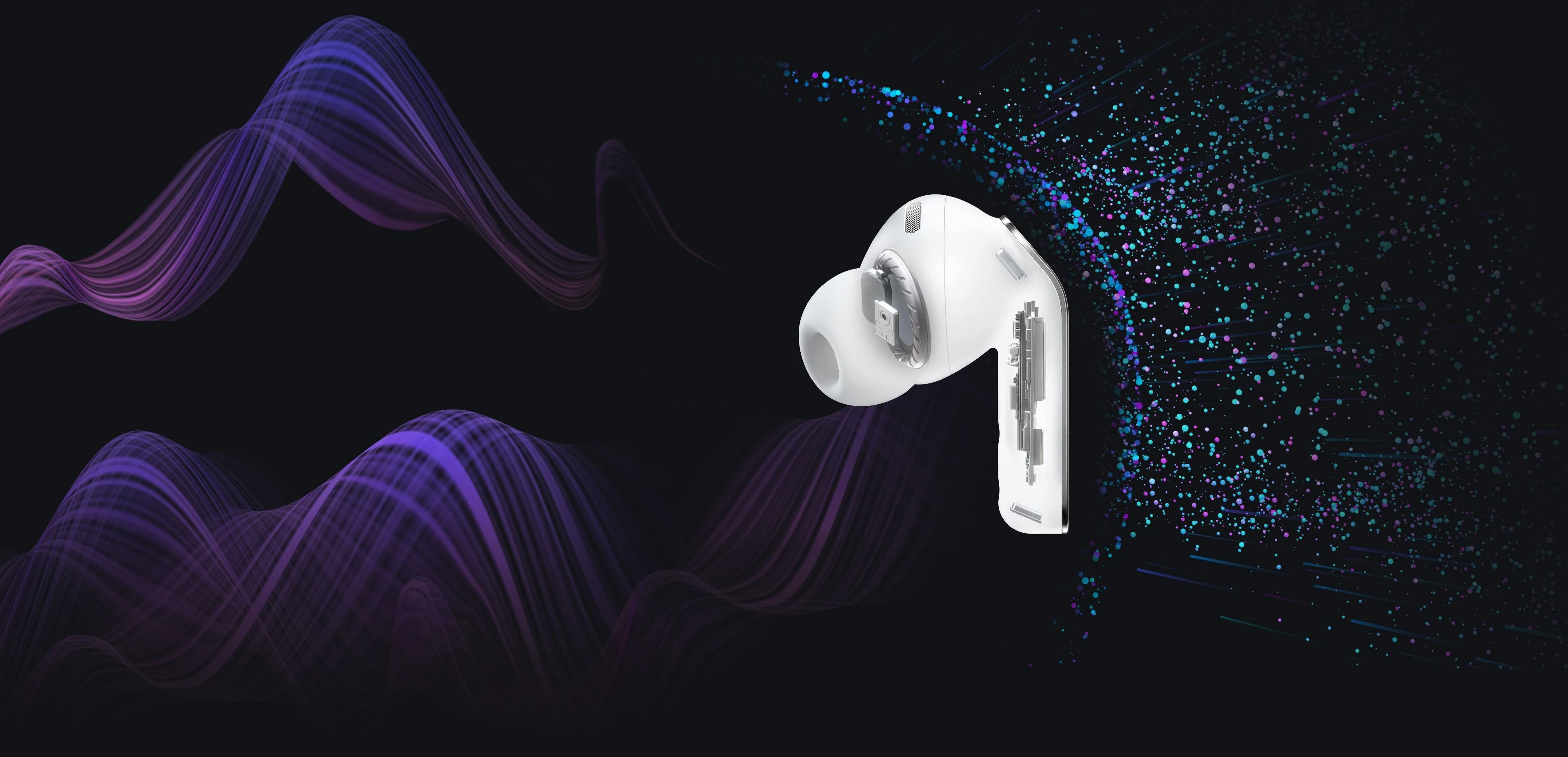 Samsung Galaxy Buds4 Pro juoda (Distribuce svět) aprašymas - Prekės nuotrauka