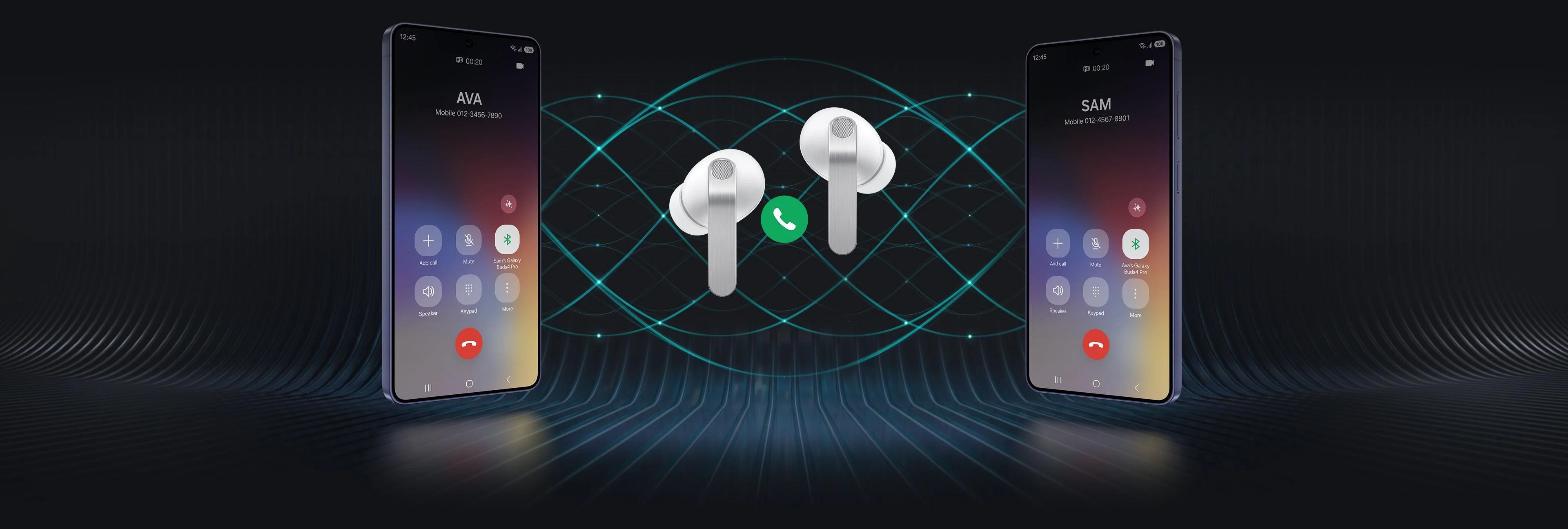 Samsung Galaxy Buds4 Pro juoda (Distribuce svět) aprašymas - Prekės nuotrauka