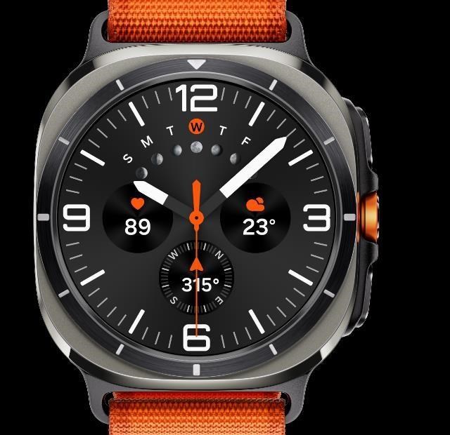 Išmanusis laikrodis Samsung Galaxy Watch Ultra L705 47mm LTE Region West - Titanium Sidabrinis aprašymas - Prekės nuotrauka