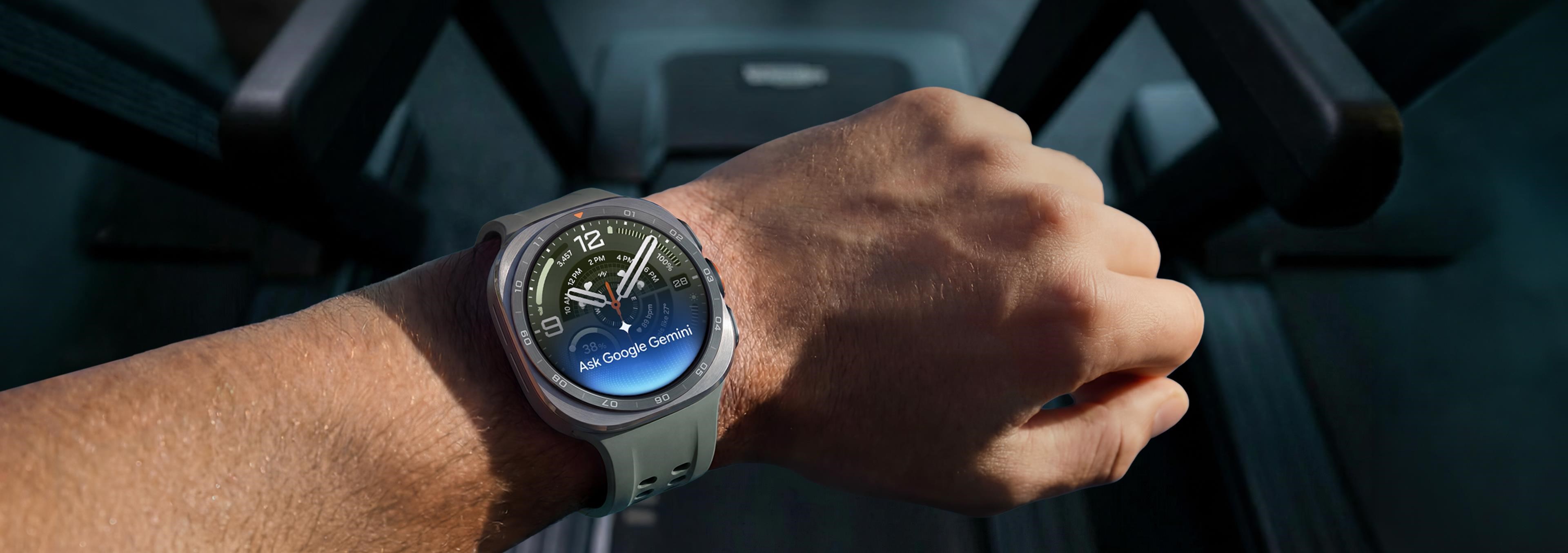 Samsung Galaxy Watch Ultra2 (47mm) LTE sidabrinė, EU aprašymas - Prekės nuotrauka
