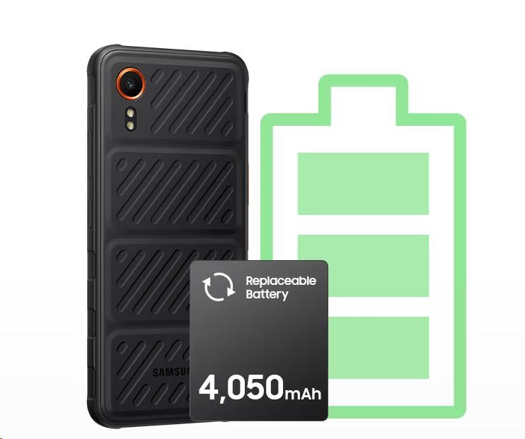 SAMSUNG Galaxy XCover7 5G 6/128GB Black aprašymas - Prekės nuotrauka