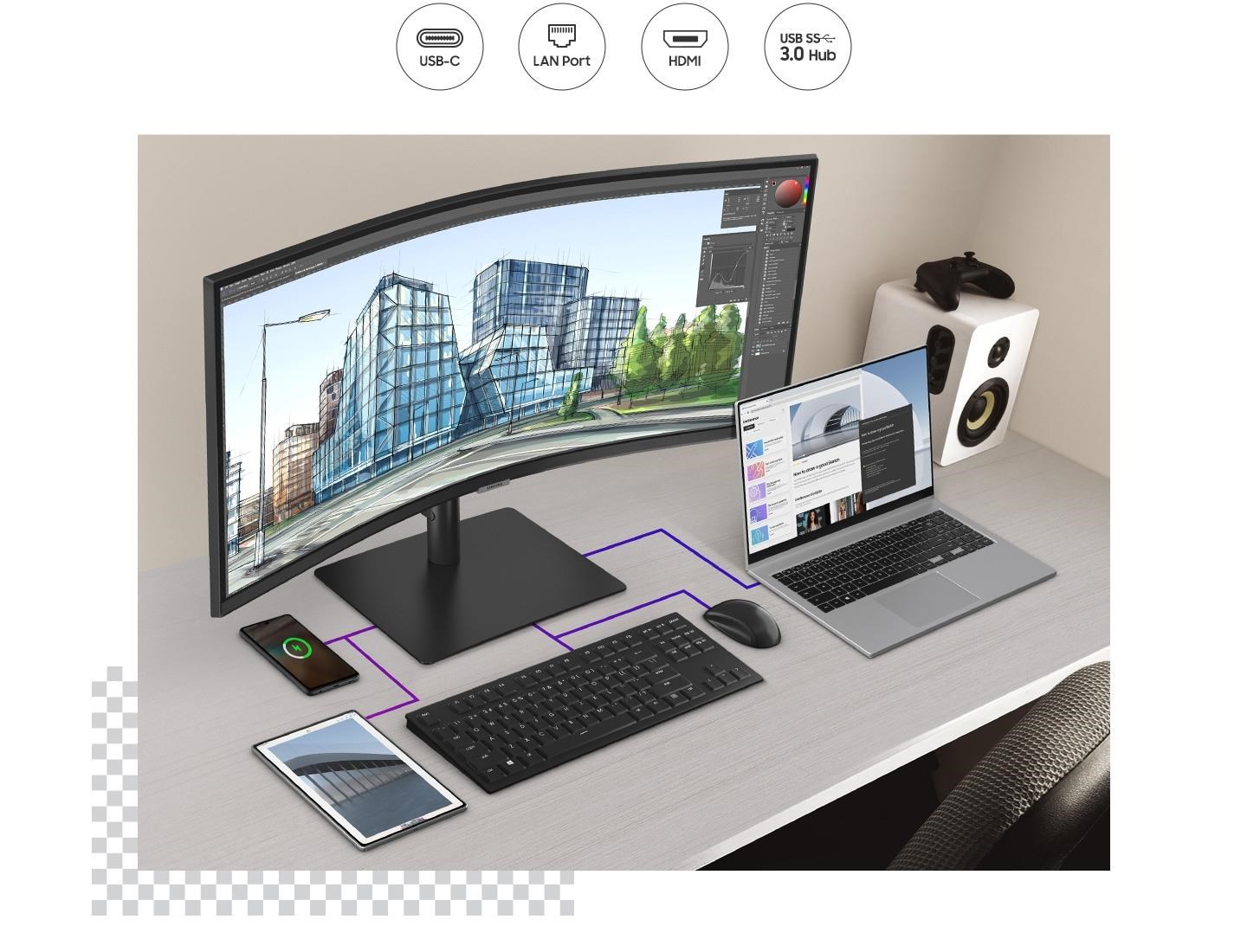 Monitorius #SAMSUNG MT LED LCD 34