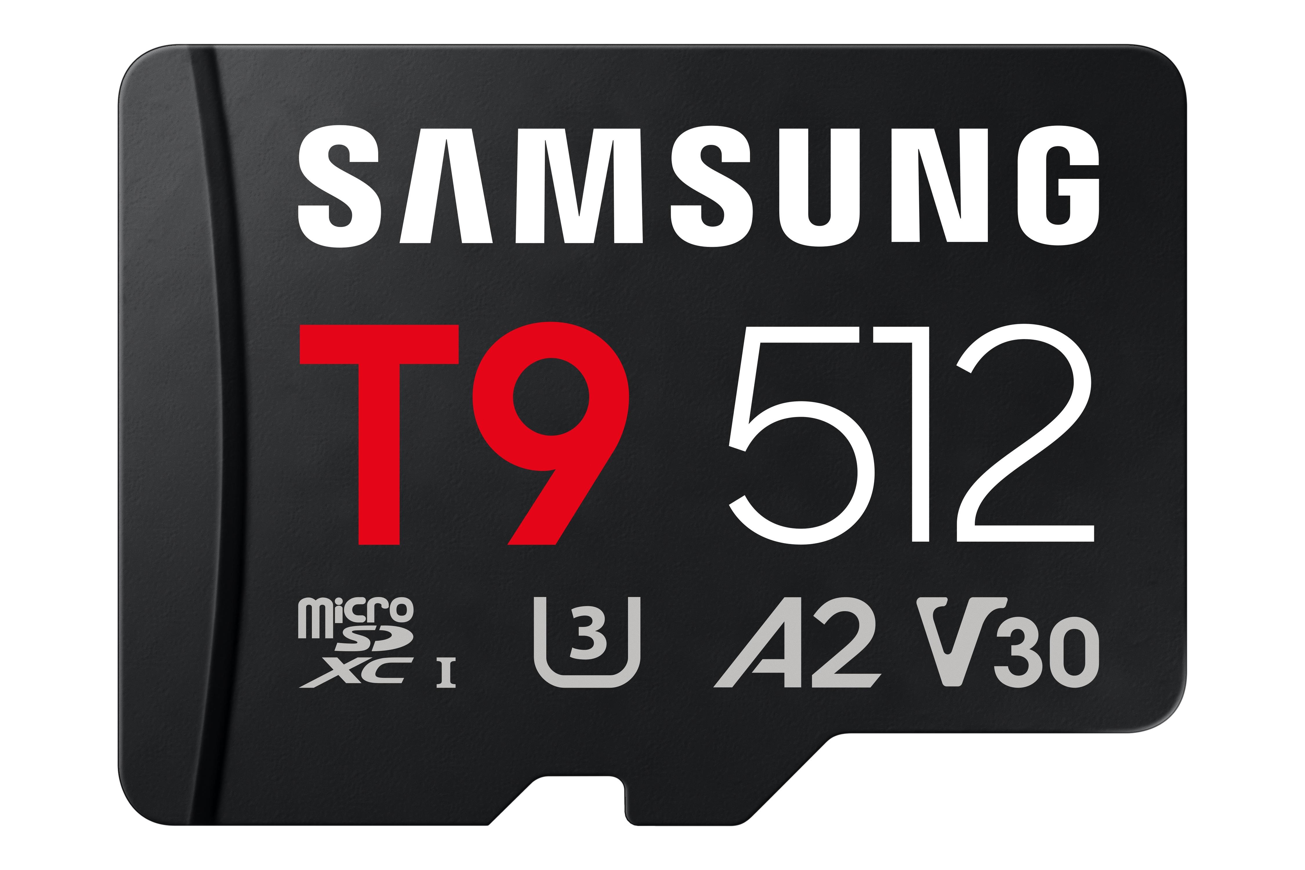 Samsung T9 Micro SD 512GB + USB Adaptér aprašymas - Prekės nuotrauka