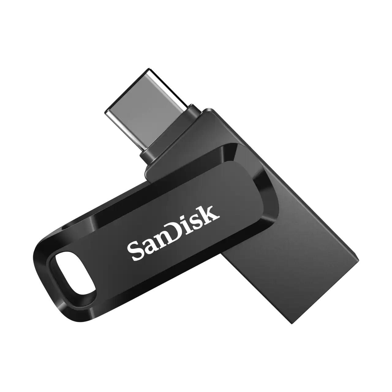 „SanDisk Ultra Dual Drive Go“ 512 GB USB-C 3.2 USB atmintinė, juoda aprašymas - Prekės nuotrauka