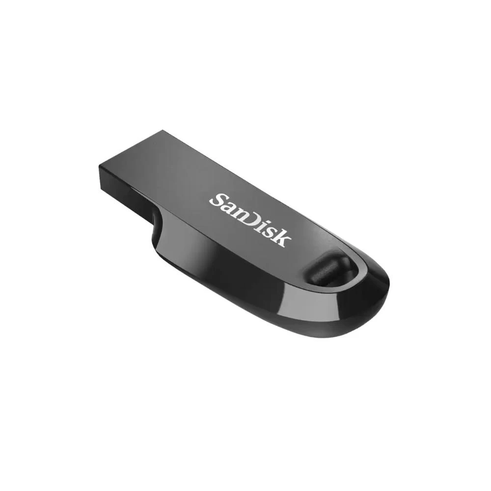 SanDisk Flash Disk 64GB Ultra Curve, USB 3.2, Černá aprašymas - Prekės nuotrauka