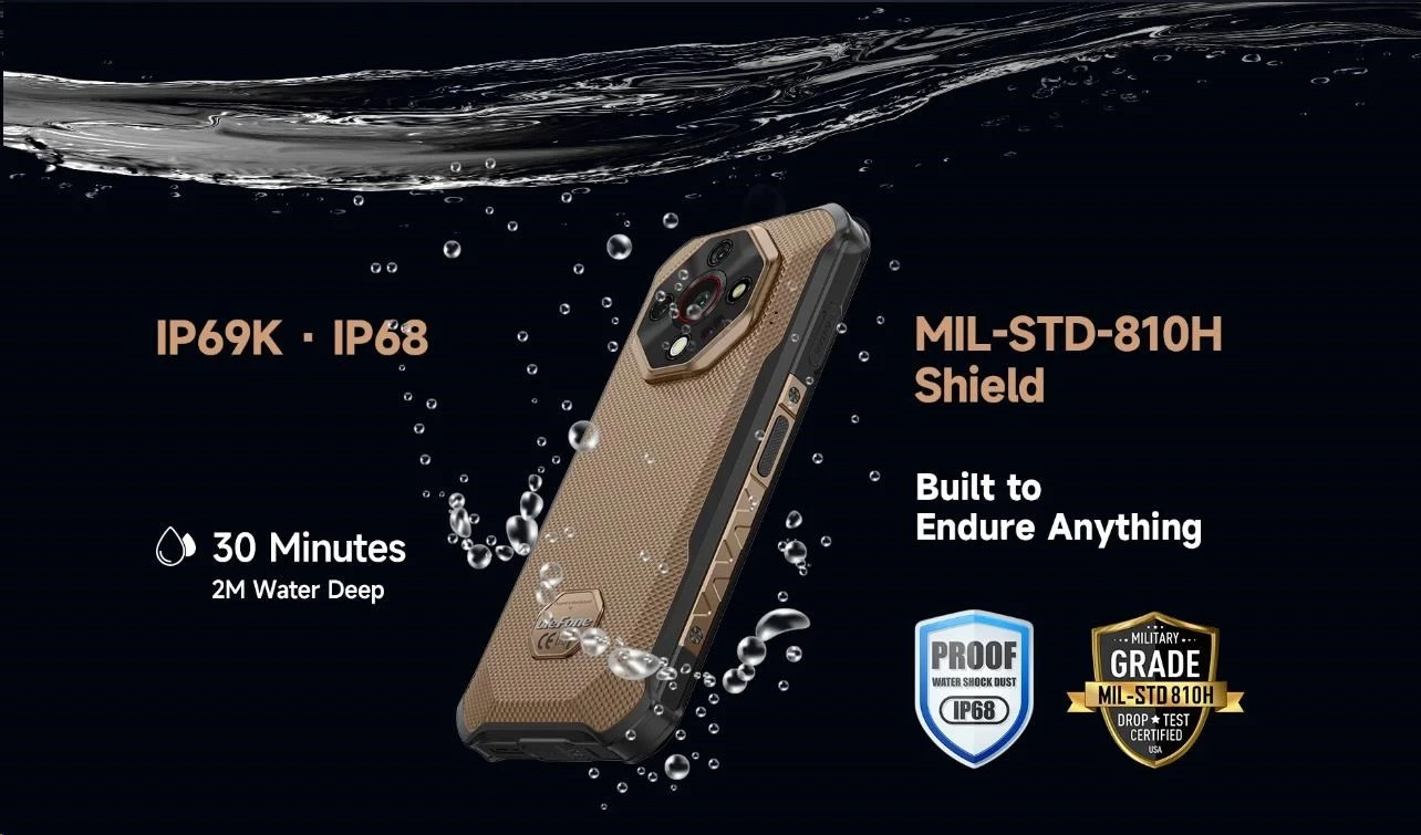 Išmanusis telefonas Ulefone Armor X16 Pro 8/256GB (Sand Dune) 5G aprašymas - Prekės nuotrauka Išmanusis telefonas Ulefone Armor X16 Pro 8/256GB (Sand Dune) 5G aprašymas - Prekės nuotrauka