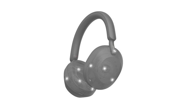 Sony bezdrátová sluchátka WH-1000XM5, EU, růžová aprašymas - Prekės nuotrauka