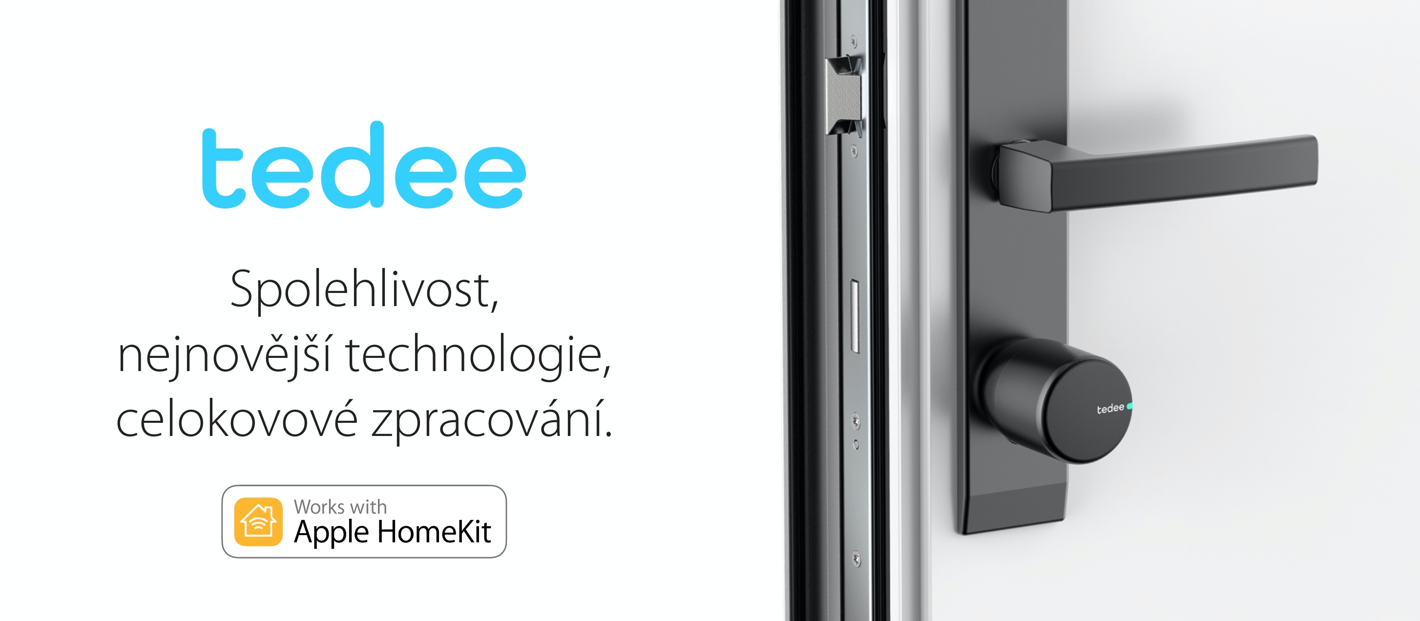 tedee PRO – chytrý zámek, černý aprašymas - Prekės nuotrauka
