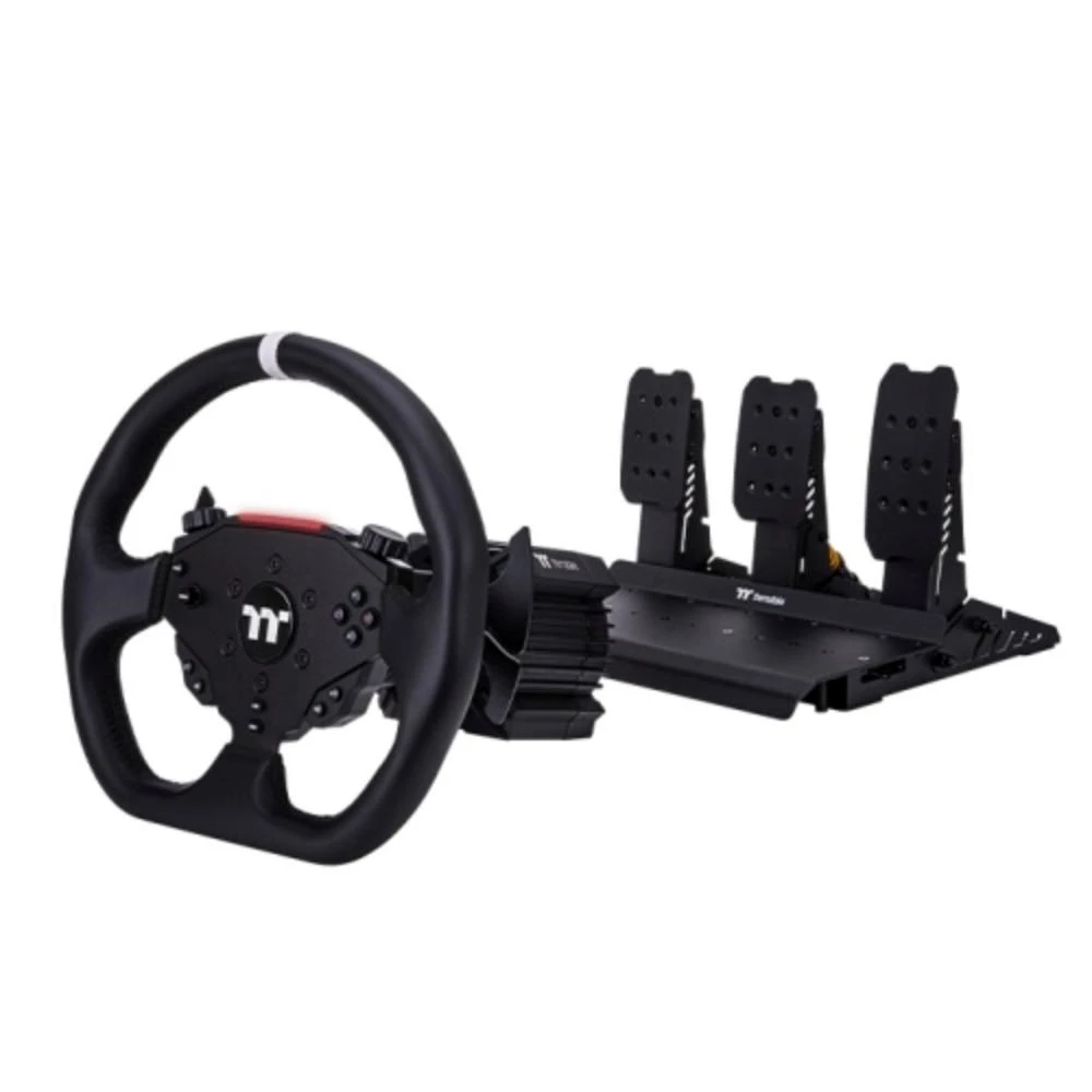 Vairas Thermaltake G6 Direct Drive Racing Wheel mit Pedale Bundle(juodas) aprašymas - Prekės nuotrauka