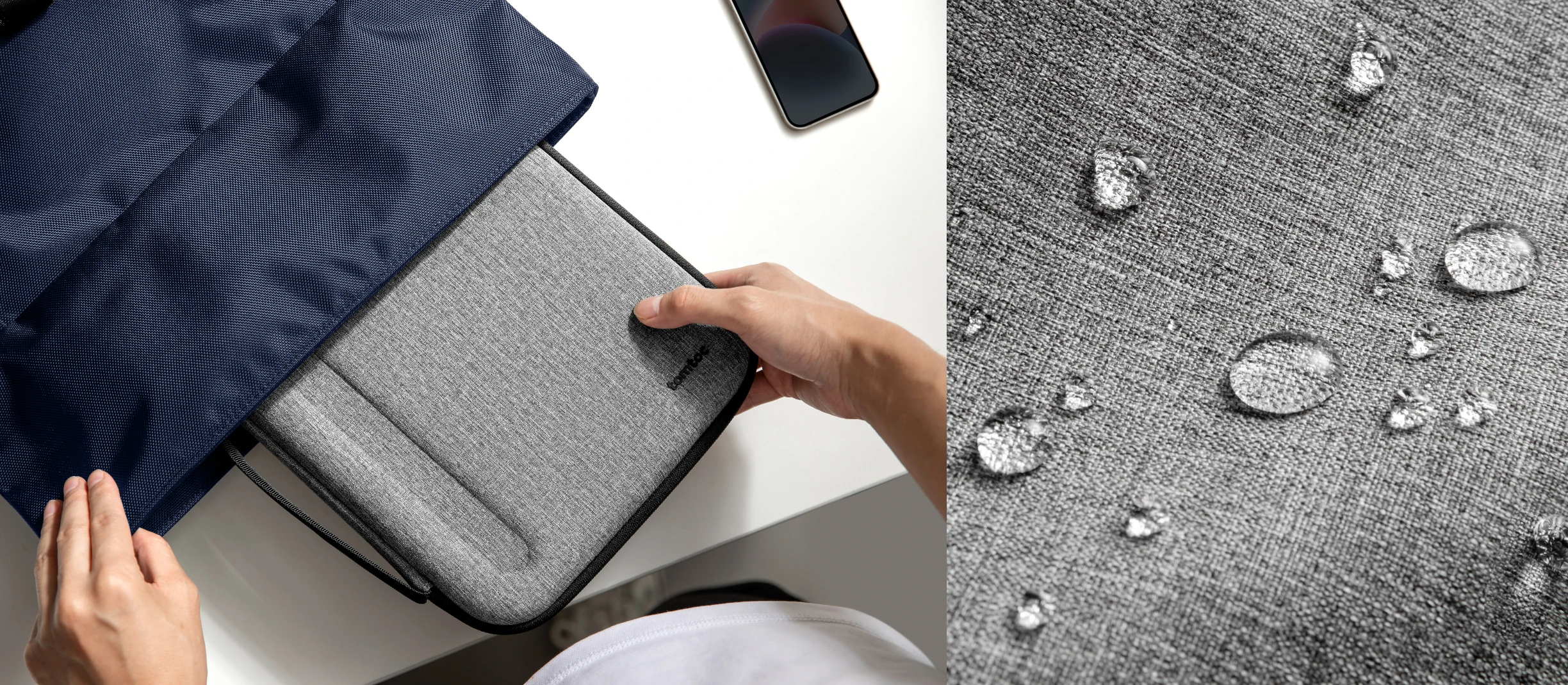 „tomtoc FancyCase Plus“ – 11 colių „iPad Pro“, pilkas aprašymas - Prekės nuotrauka