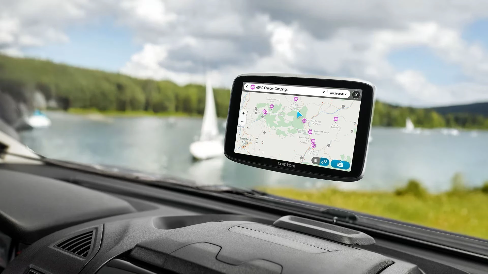 TomTom GO Camper Tour 2 kartos aprašymas - Prekės nuotrauka TomTom GO Camper Tour 2 kartos aprašymas - Prekės nuotrauka