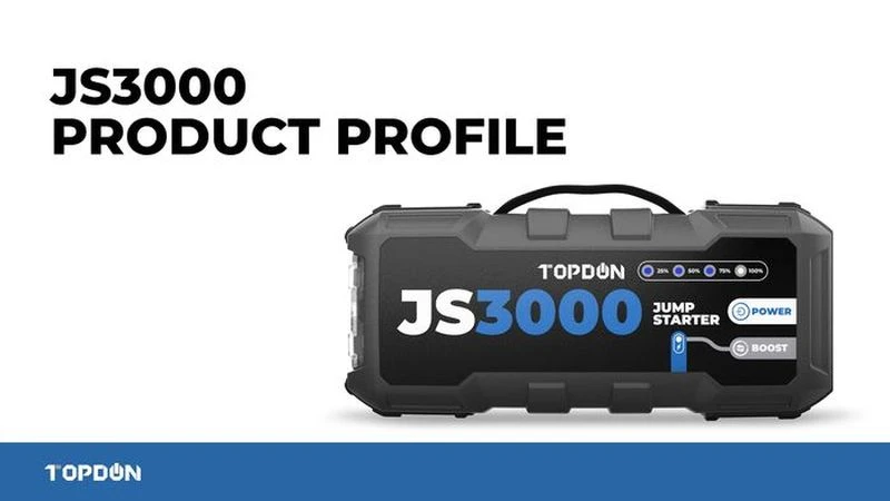 Viking TOPDON automobilio užvedimo akumuliatorius JumpSurge 3000, 24000 mAh aprašymas - Prekės nuotrauka