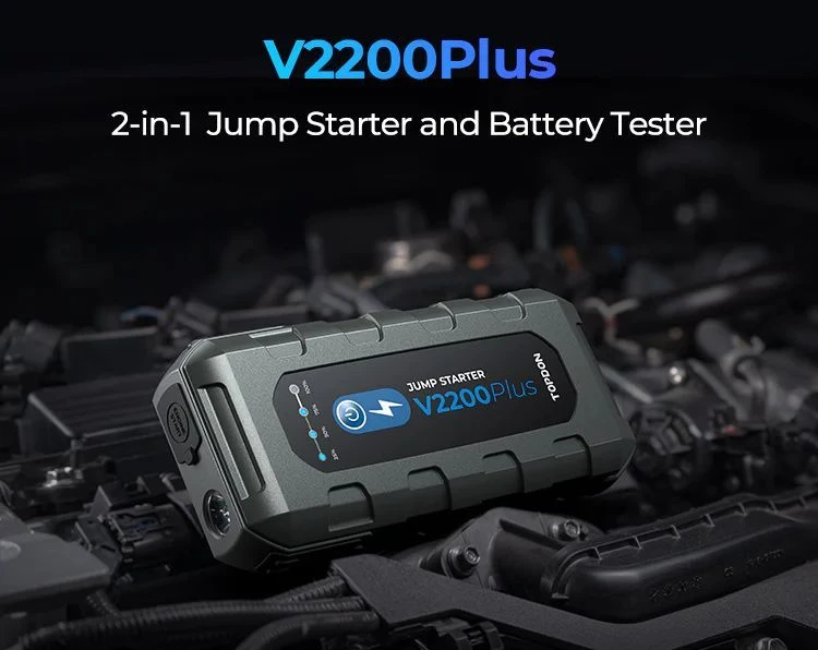 Viking TOPDON Car Jump Starter V2200Plus, 1600mAh aprašymas - Prekės nuotrauka