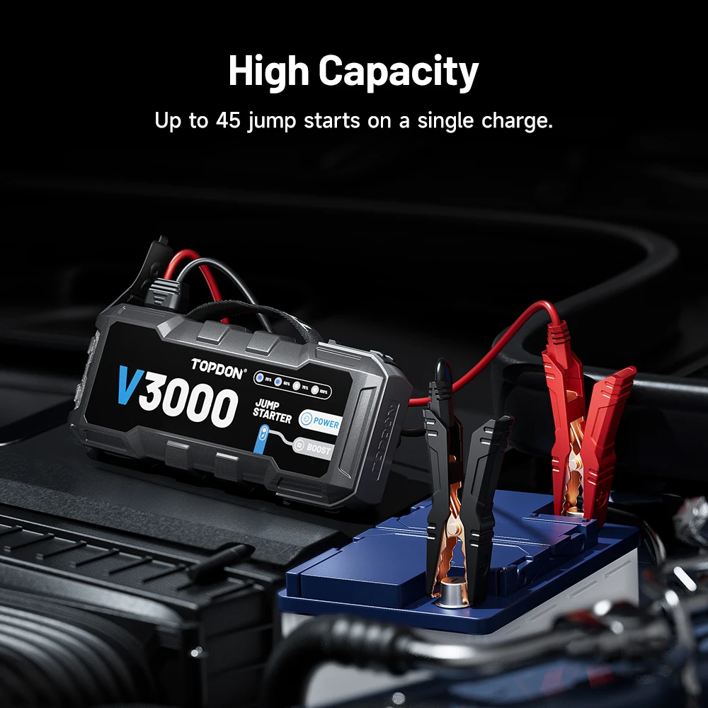 Schneider Electric TOPDON Car Jump Starter V3000 aprašymas - Prekės nuotrauka